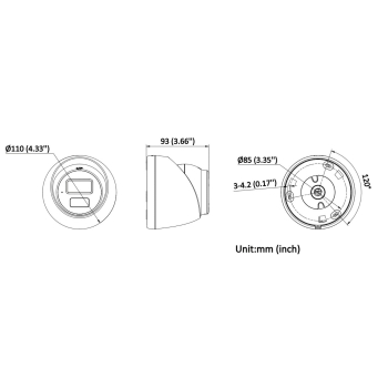 KAMERA IP DS-2CD1383G2-LIUF(2.8MM) Smart Hybrid Light 8 Mpx 4K UHD Hikvision