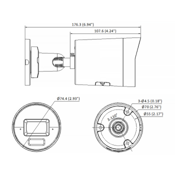 KAMERA IP DS-2CD2043G2-LI(2.8MM)/PL AcuSense Smart Hybrid Light - 4 Mpx Hikvision