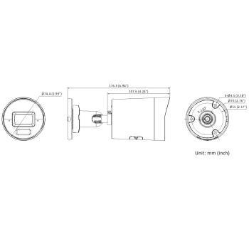 KAMERA IP DS-2CD2043G2-LI2U/SL(2.8MM)(BLACK)/PL AcuSense Smart Hybrid Light - 4 Mpx 2.8 mm Hikvision