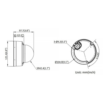KAMERA WANDALOODPORNA IP DS-2CD2143G2-LI(2.8MM)/PL Smart Hybrid Light AcuSense - 4 Mpx Hikvision