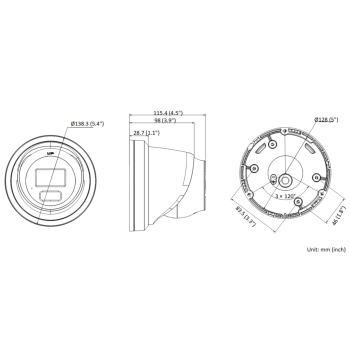 KAMERA IP DS-2CD2346G2H-IU(2.8MM)(EF)/PL DarkFighter AcuSense - 4 Mpx 2.8 mm Hikvision