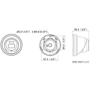 KAMERA IP DS-2CD2383G2-LI2U(2.8MM) Smart Hybrid Light AcuSense - 8.3 Mpx 4K UHD Hikvision