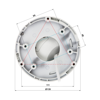 KAMERA IP DS-2CD2386G2H-IU(2.8MM)(EF)/PL AcuSense DarkFighter - 8.3 Mpx, 4K UHD Hikvision