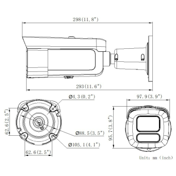 KAMERA WANDALOODPORNA IP DS-2CD2663G2-LIZS2U(2.8-12MM) Smart Hybrid Light AcuSense - 6 Mpx - MOTOZOOM Hikvision