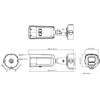 KAMERA WANDALOODPORNA IP DS-2CD2683G2-LIZS2U/SL(2.8-12MM)/PL Smart Hybrid Light AcuSense - 8 Mpx - MOTOZOOM Hikvision