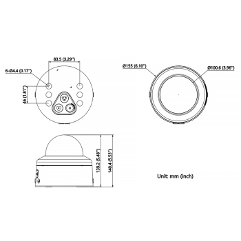KAMERA WANDALOODPORNA IP DS-2CD2786G3-IPTRZSY(2.8-12MM)BLACK AcuSense - 8 Mpx MOTOZOOM Hikvision