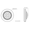 KAMERA IP DS-2CD2955G0-ISU(1.05MM)/PL - 5 Mpx 1.05 mm - Fish Eye Hikvision