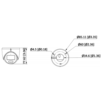 KAMERA AHD, HD-CVI, HD-TVI, PAL DS-2CE70DF0T-LMFS(2.8MM) Smart Hybrid Light ColorVu - 1080p Hikvision