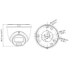 KAMERA HD-TVI DS-2CE72DF3T-LSE(2.8MM) Smart Hybrid Light ColorVu - 1080p Hikvision