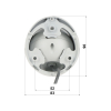 KAMERA AHD, HD-CVI, HD-TVI, PAL DS-2CE76D0T-ITMF(2.8MM)(C) - 1080p Hikvision