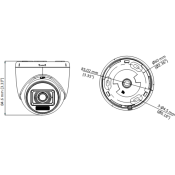 KAMERA AHD, HD-CVI, HD-TVI, PAL DS-2CE76K0T-LPFS(2.8MM) Smart Hybrid Light - 3K Hikvision