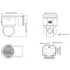 KAMERA IP OBROTOWA ZEWNĘTRZNA DS-2DE3A404IWG-E 3.7 Mpx 2.8 ... 12 mm Hikvision