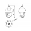KAMERA IP SZYBKOOBROTOWA DS-2DE5425IW-AE(T5)/PL - 4 Mpx 4.8 ... 120 mm Hikvision