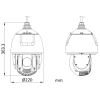 KAMERA IP SZYBKOOBROTOWA DS-2DE7A425IWG1-E AcuSense 4 Mpx 4.8 ... 120 mm Hikvision