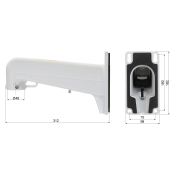 KAMERA IP SZYBKOOBROTOWA DS-2DE7A432IW-AEB(T5)/PL AcuSense - 4 Mpx 4.8 ... 153 mm Hikvision