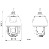 KAMERA IP SZYBKOOBROTOWA DS-2DE7A432IWG1-E AcuSense 4 Mpx 5.5 ... 176 mm Hikvision
