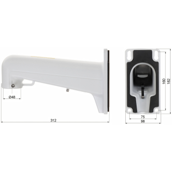 KAMERA IP SZYBKOOBROTOWA DS-2DE7A432IWG1-E AcuSense 4 Mpx 5.5 ... 176 mm Hikvision