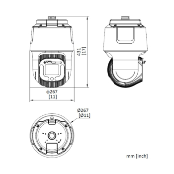KAMERA IP SZYBKOOBROTOWA DS-2DF8C442IXG1-ELW DarkFighter - 4 Mpx, 6 ... 252 mm Hikvision