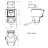 KAMERA IP SZYBKOOBROTOWA DS-2SE3C404MWG-E/14(2.8MM) TandemVu - 3.7 Mpx 2.8 ... 12 mm Hikvision