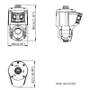 KAMERA IP SZYBKOOBROTOWA DS-2SE4C225MWG-E/26(F0) TandemVu ColorVu - 1080p 4.8 ... 120 mm Hikvision