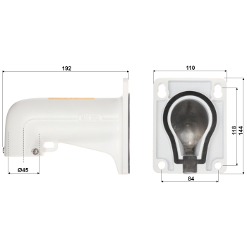 KAMERA IP SZYBKOOBROTOWA DS-2SE4C425MWG-E(14F0) TandemVu ColorVu - 3.7 Mpx 4.8 ... 120 mm Hikvision