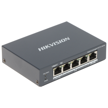 SWITCH POE DS-3E0505HP-E 4-PORTOWY Hikvision