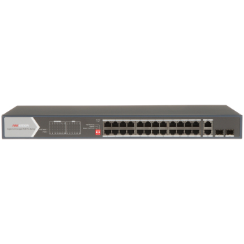 SWITCH POE DS-3E0528HP-E 24-PORTOWY + 2X UPLINK + 2X SFP Hikvision