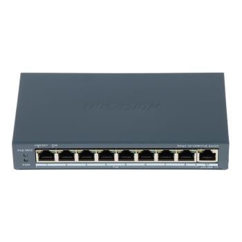 SWITCH POE DS-3E1309P-EI(B) 8-PORTOWY Hikvision