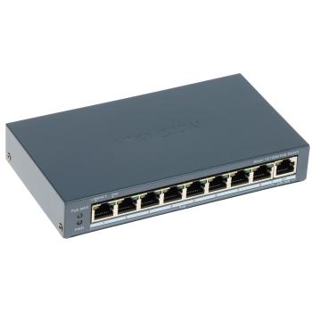SWITCH POE DS-3E1309P-EI(B) 8-PORTOWY Hikvision