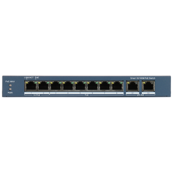 SWITCH POE DS-3E1310HP-EI(B) 8-PORTOWY Hikvision