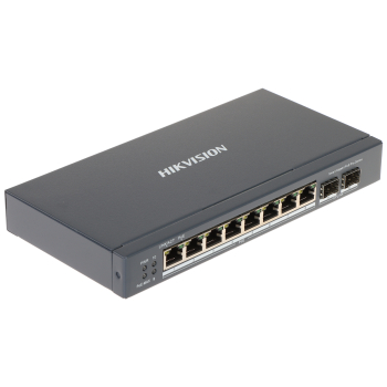 SWITCH POE DS-3E1510P-SI 8-PORTOWY + 2X SFP Hikvision