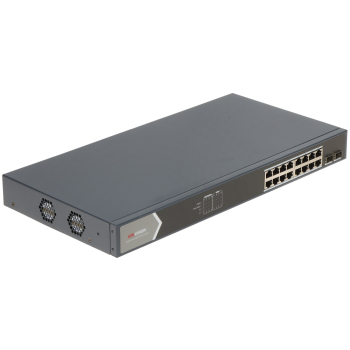 SWITCH POE DS-3E1518P-SI 16-PORTOWY + 2X SFP Hikvision