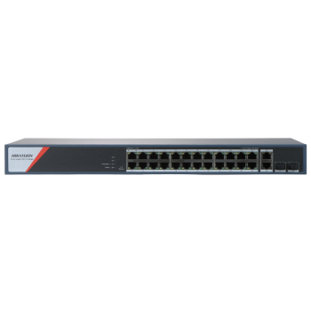 SWITCH POE DS-3E1528HP-SI-24P2T2F 24-PORTOWY SFP Hikvision