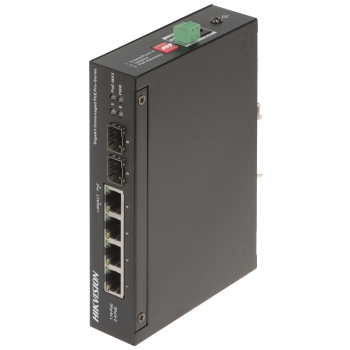 SWITCH POE DS-3T0506HP-E/HS 4-PORTOWY SFP Hikvision