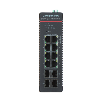 SWITCH PRZEMYSŁOWY POE DS-3T1512HP-SI-8P4FKIT(75W) 8-PORTOWY SFP Hikvision