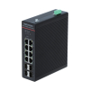 SWITCH PRZEMYSŁOWY POE DS-3T1512HP-SI-8P4F/NOPOWER 8-PORTOWY SFP Hikvision