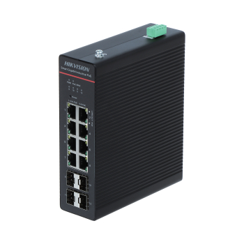 SWITCH PRZEMYSŁOWY POE DS-3T1512HP-SI-8P4F/NOPOWER 8-PORTOWY SFP Hikvision