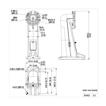UCHWYT KAMERY DS-4603ZJ-PAAC Hikvision