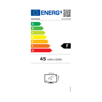 MONITOR HDMI, VGA, AUDIO, RJ45 DS-D5043QE 42.5 