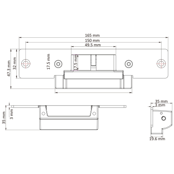 ZACZEP ELEKTROMAGNETYCZNY DS-K4G100 Hikvision