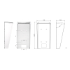 NATYNKOWA OSŁONA PRZECIWDESZCZOWA DS-KABV6113-RS/SURFACE Hikvision