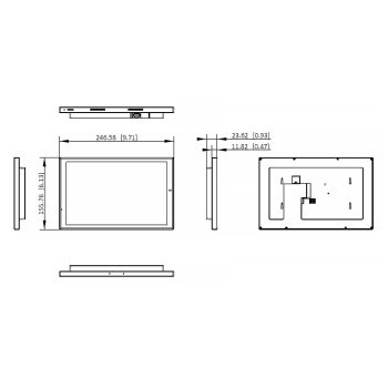 PANEL WEWNĘTRZNY Wi-Fi / IP DS-KC9570-WTE1/S Hikvision