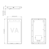 WIDEODOMOFON BEZPRZEWODOWY DS-KD9633-WBE6 Wi-Fi / IP Hikvision