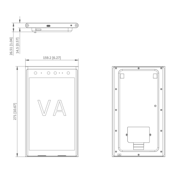 WIDEODOMOFON BEZPRZEWODOWY DS-KD9633-WBE6 Wi-Fi / IP Hikvision