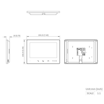 PANEL WEWNĘTRZNY DS-KH7300EY-TE2 Hikvision