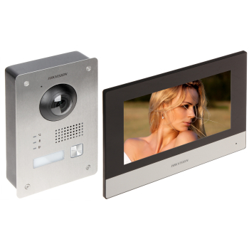 ZESTAW WIDEODOMOFONOWY DS-KIS703Y-P Hikvision