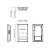 WIDEODOMOFON DS-KV6133-WME1/SURFACE - 1080p Hikvision