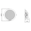 GŁOŚNIK SUFITOWY DS-QAE0206G1-V 6 W Hikvision