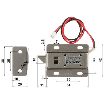 ZACZEP ELEKTROMAGNETYCZNY SZAFKOWY DT-03 DANTOM