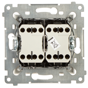 ŁĄCZNIK KRZYŻOWY PODWÓJNY DW7/2.01/X/11-SIMON54 250 V 10 A